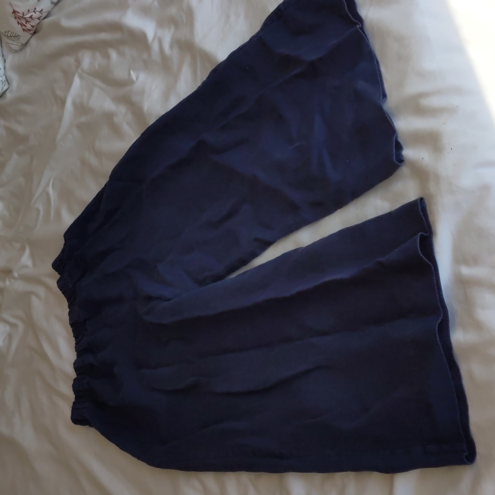 Elizabeth Suzann navy linen Florence pants